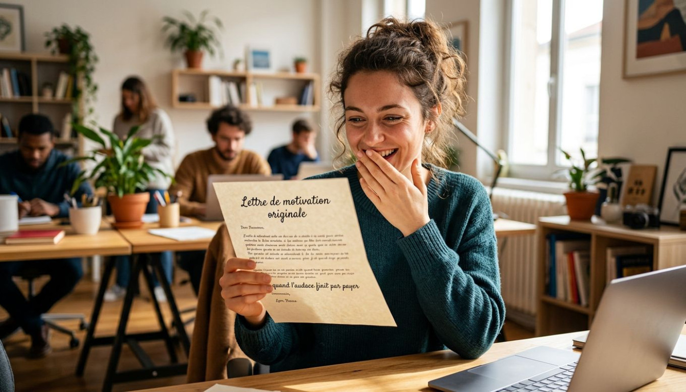 Lettre de motivation originale : quand l’audace finit par payer